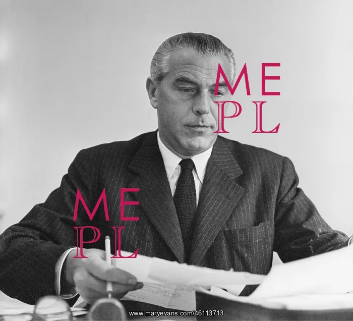 : The Austrian publicist Milan Dubrovi?. 1956. Photograph
