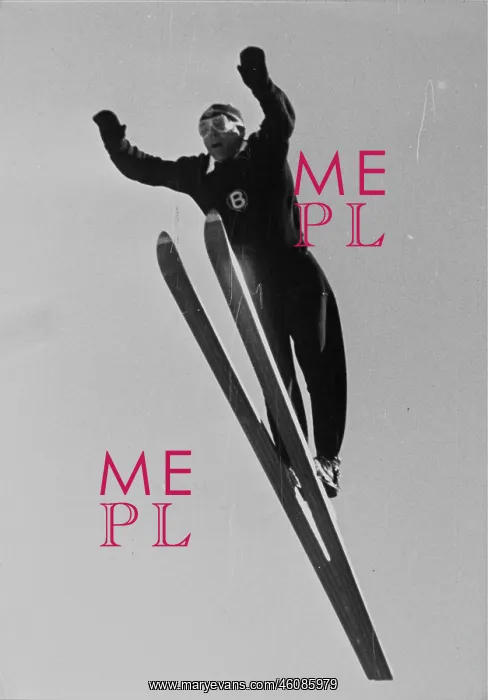 : The Austrian ski jumpers Sepp Bradl at the ski jumping : The Austrian ski jumpers Sepp Bradl at the ski jumping