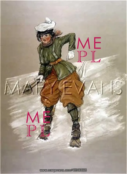  : AUSTRIAN SKI LADY 1906