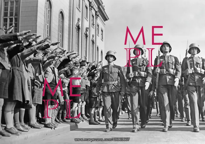 : Austrian soldiers visiting Berlin, 1938 : Austrian soldiers visiting Berlin, 1938