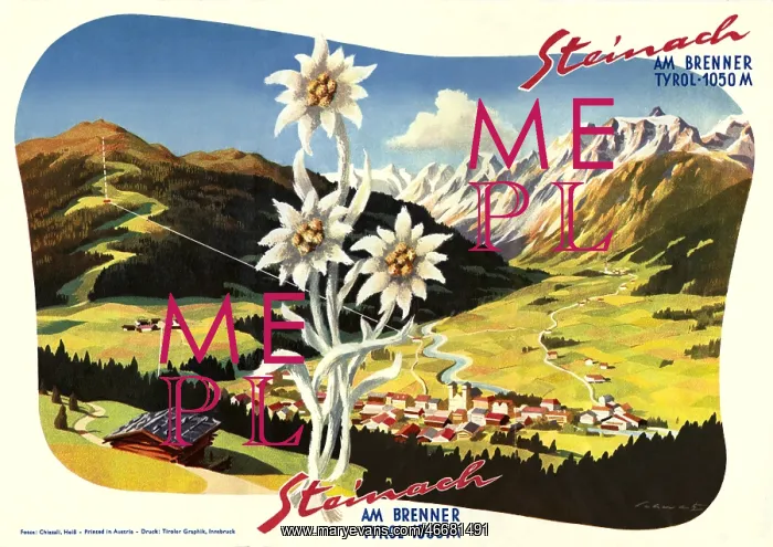 : Austrian travel poster : Austrian travel poster