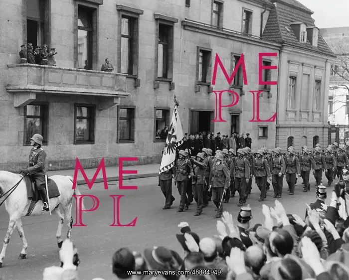 : Austrian troops in Berlin, 1938 : Austrian troops in Berlin, 1938