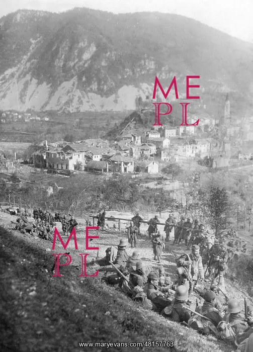 : Austrian troops during the successful Isonzo offensive in Sa : Austrian troops during the successful Isonzo offensive in Sa
