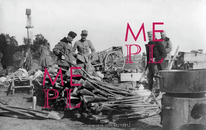 : Austrian war booty in Galicia, 1915 : Austrian war booty in Galicia, 1915