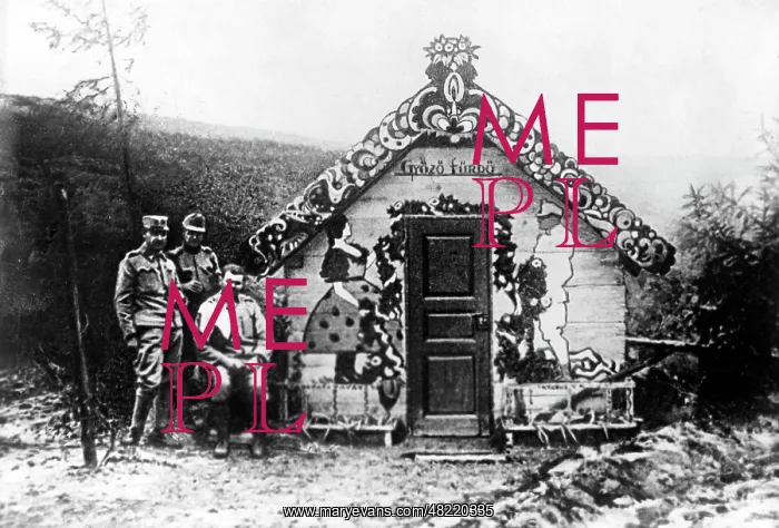 : Austro-Hungarian portable regimental bathing facility, 1918 : Austro-Hungarian portable regimental bathing facility, 1918