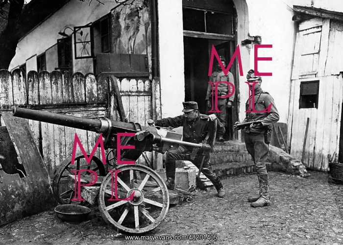 : Austro-Hungarian rapid fire gun, 1914 : Austro-Hungarian rapid fire gun, 1914