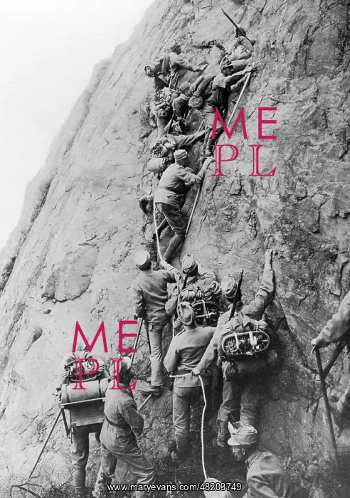 : Austro-Hungarian troops in the Dolomite Alps, 1915 : Austro-Hungarian troops in the Dolomite Alps, 1915