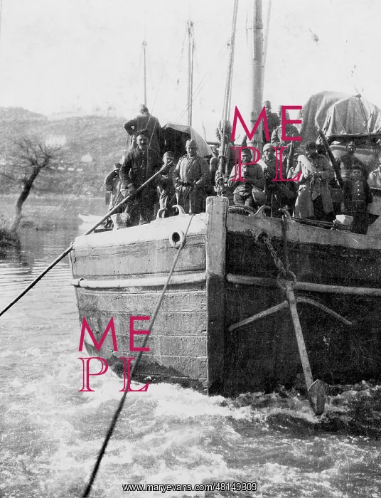 : Austro-Hungarian troops on a ship, 1916 : Austro-Hungarian troops on a ship, 1916