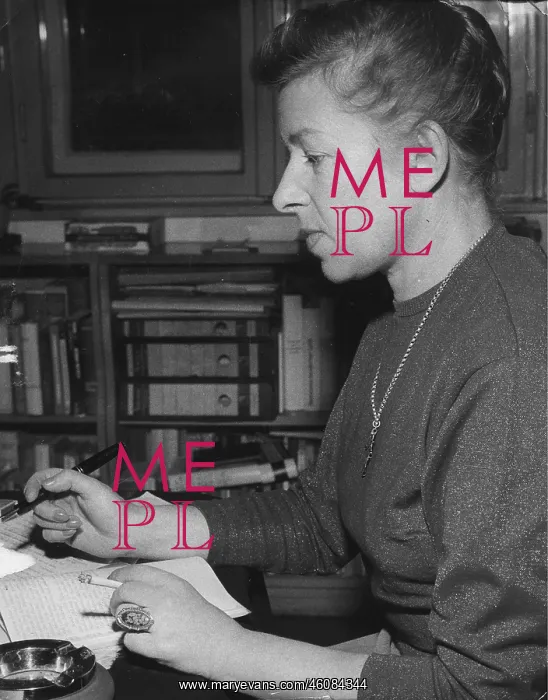 : Author Jeannie Ebner. Austria. Photograph. February : Author Jeannie Ebner. Austria. Photograph. February