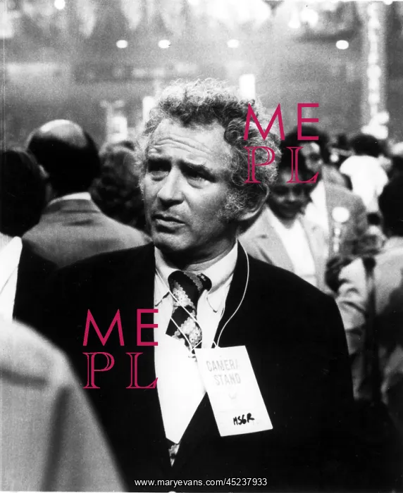 : Author Norman Mailer at a political convention ? : Author Norman Mailer at a political convention ?