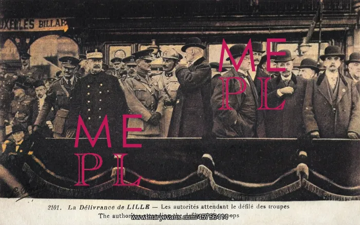: Authorities attending the defile of the troops - Lille : Authorities attending the defile of the troops - Lille