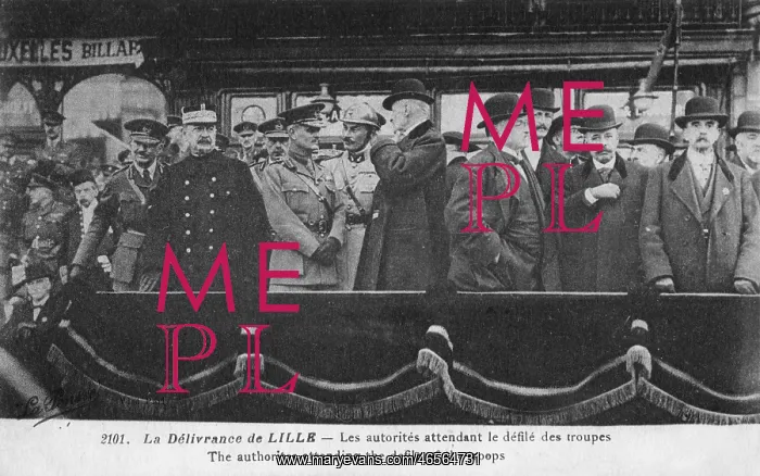 : Authorities attending the defile of the troops - Lille : Authorities attending the defile of the troops - Lille