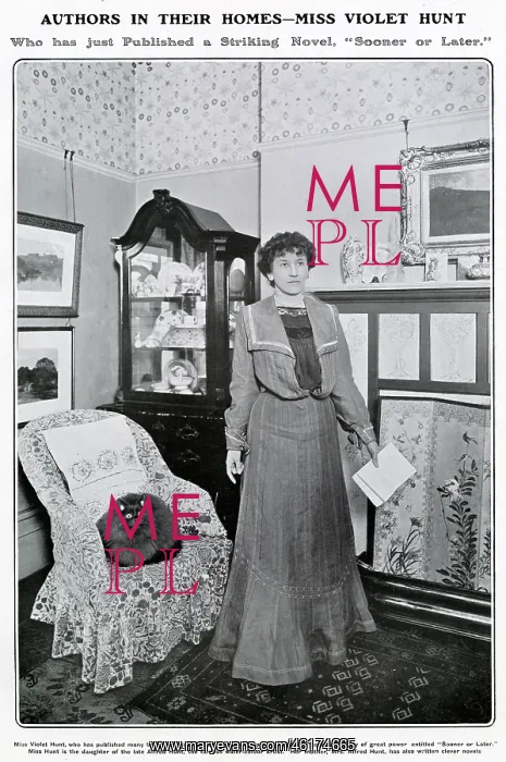 : Authors in their Homes - Miss Violet Hunt : Authors in their Homes - Miss Violet Hunt