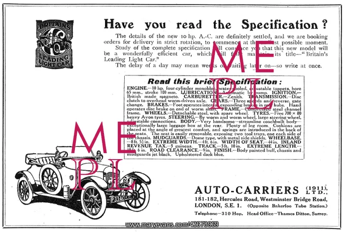 : Auto-Carriers - A.C.Cars : Auto-Carriers - A.C.Cars