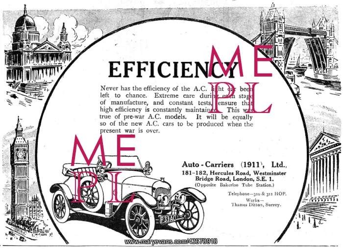 : Auto-Carriers. Thames Ditton. A.C.Cars : Auto-Carriers. Thames Ditton. A.C.Cars