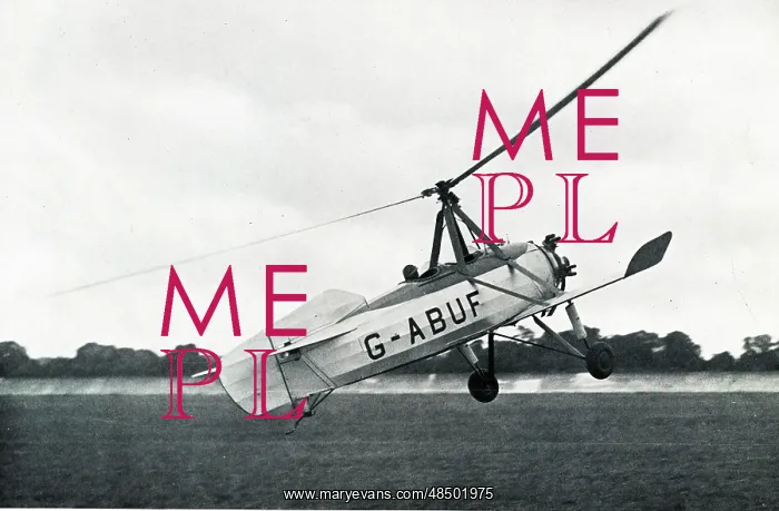 : Auto-Giro used by Sir Alan Cobham's Air Display : Auto-Giro used by Sir Alan Cobham's Air Display