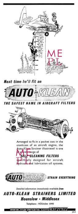 : Auto-Klean Aircraft Filters : Auto-Klean Aircraft Filters
