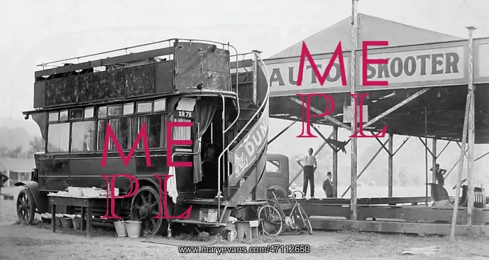  : Auto Skooter dodgems fairground ride, probably 1920s