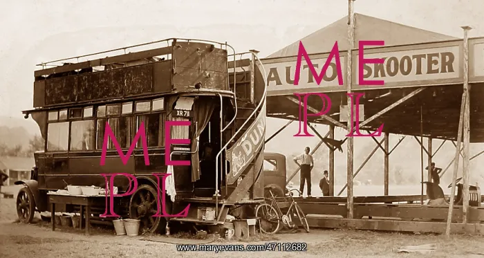  : Auto Skooter dodgems fairground ride, probably 1920s