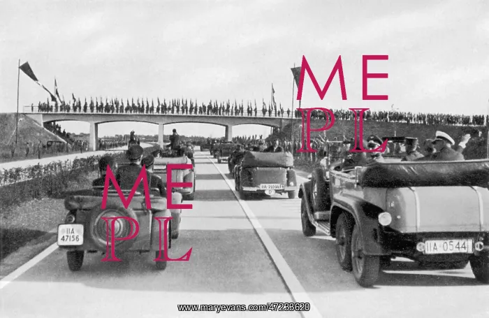 : AUTOBAHN OPENED 1934 : AUTOBAHN OPENED 1934
