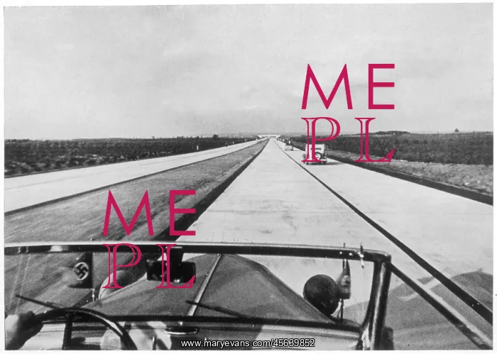 : AUTOBAHN VIEW 1936 : AUTOBAHN VIEW 1936