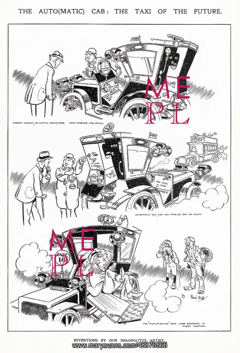  : The Auto(matic) Cab by Rene Bull