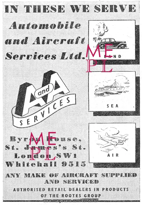 : Automobile & Aircraft Services. Rootes Group : Automobile & Aircraft Services. Rootes Group