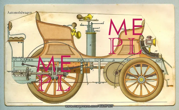 : Automobile carriage, circa 1900 : Automobile carriage, circa 1900
