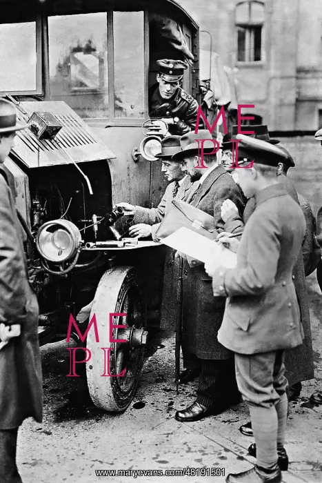 : Automobile Testing Commission during an inspection of a carb : Automobile Testing Commission during an inspection of a carb