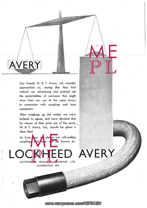 : Automotive Products Lockheed Avery Couplings : Automotive Products Lockheed Avery Couplings