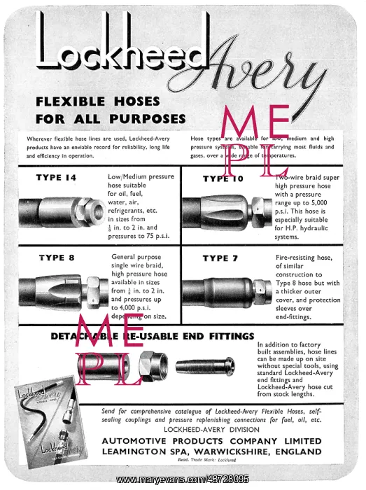 : Automotive Products- Lockheed Avery Flexible : Automotive Products- Lockheed Avery Flexible