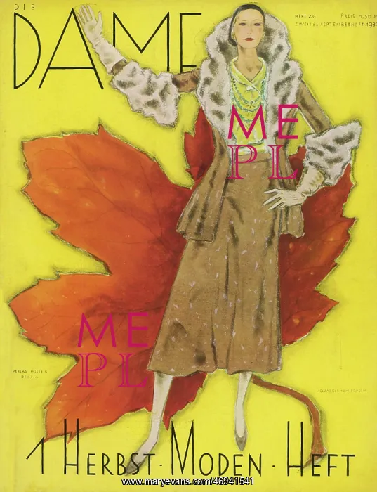 : AUTUMN DAME MAG 1930