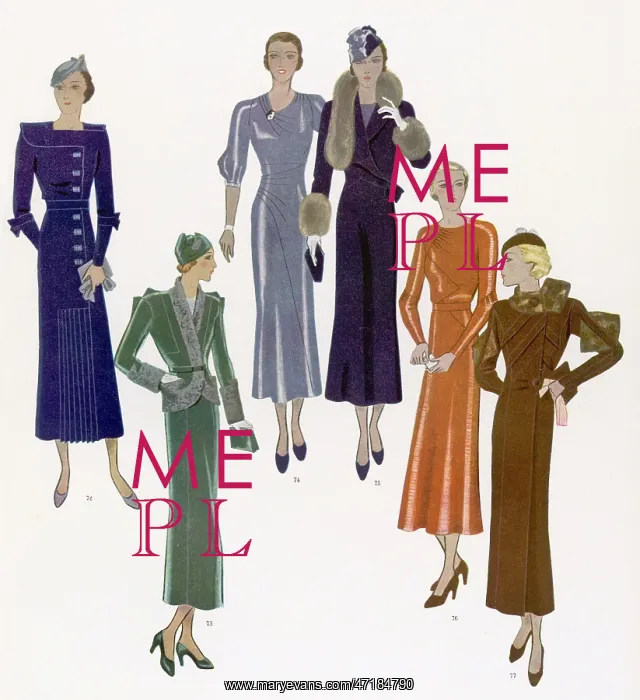  : Autumn Dresses for 1933