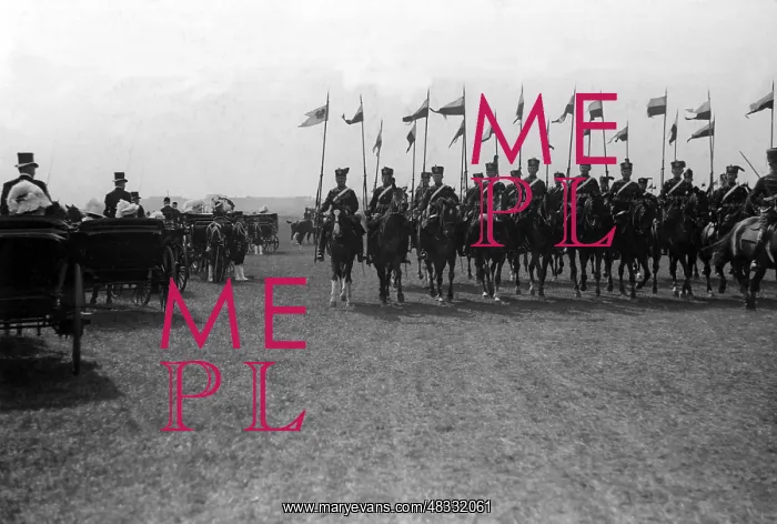 : Autumn parade on the Tempelhof field, 1909 : Autumn parade on the Tempelhof field, 1909