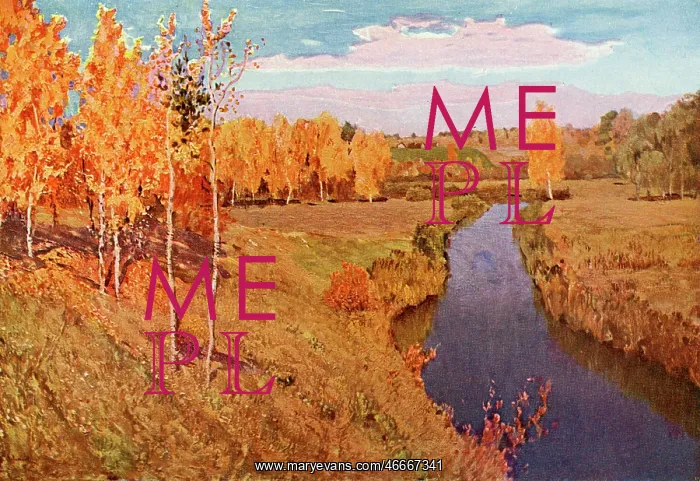 : Autumn scene with winding river, Russia : Autumn scene with winding river, Russia