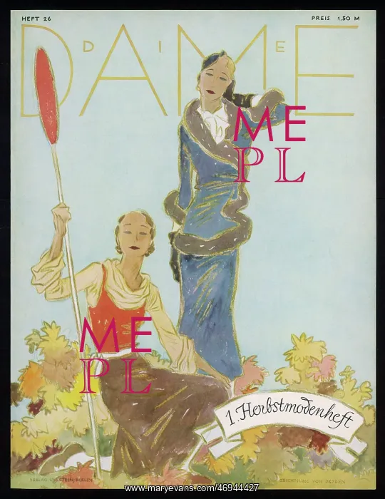 : AUTUMN WOMEN C1930 : AUTUMN WOMEN C1930