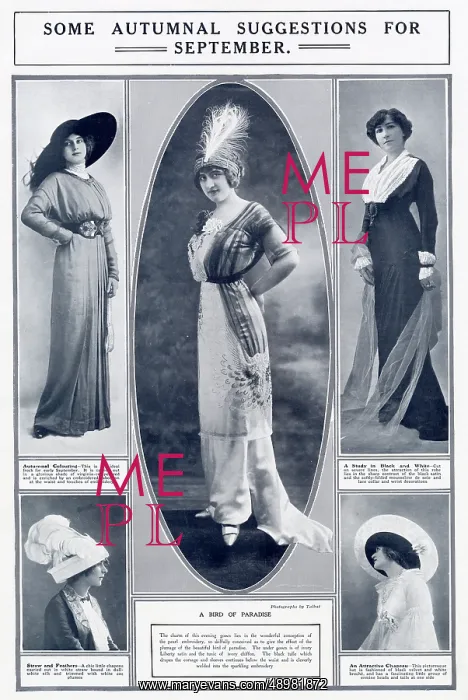 : Some Autumnal Suggestions for September 1912 : Some Autumnal Suggestions for September 1912