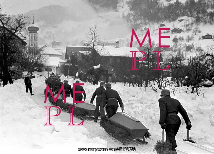  : Avalanche crash in Vorarlberg 1954