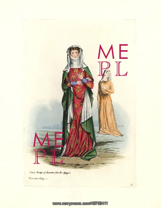 : Aveline, Countess of Lancaster (d 1274), from : Aveline, Countess of Lancaster (d 1274), from