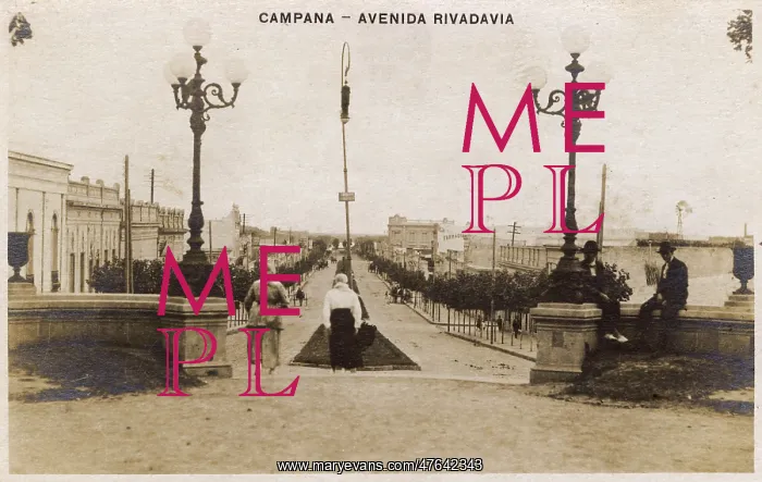 : Avenida Rivadavia, Campana, Argentina, South America : Avenida Rivadavia, Campana, Argentina, South America