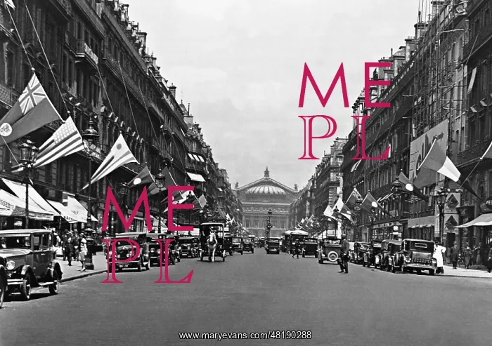 : Avenue de l'Opera, 1929 : Avenue de l'Opera, 1929
