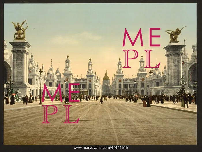 : Avenue Nicholas II, looking towards the Dome of the Invalide : Avenue Nicholas II, looking towards the Dome of the Invalide