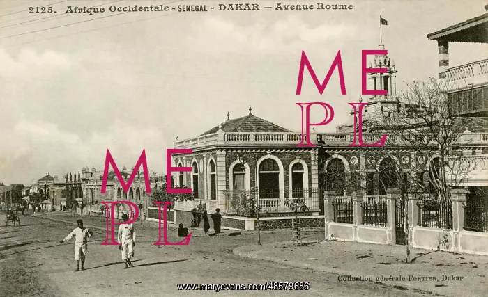 : Avenue Roume in Dakar, Senegal : Avenue Roume in Dakar, Senegal