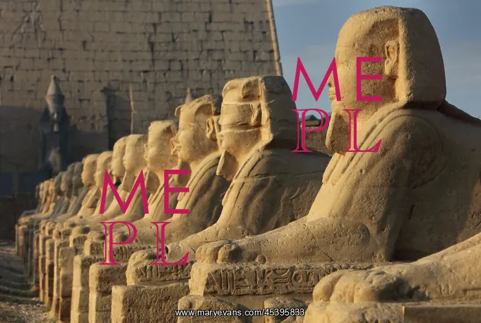 : Avenue of the Sphinxes, Luxor Temple, Luxor, Egypt : Avenue of the Sphinxes, Luxor Temple, Luxor, Egypt
