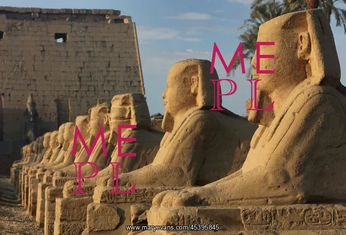: Avenue of the Sphinxes, Luxor Temple, Luxor, Egypt : Avenue of the Sphinxes, Luxor Temple, Luxor, Egypt