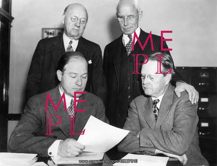 : Avery Brundage, Joseph E. Raycroft, Fred W. Rubien and : Avery Brundage, Joseph E. Raycroft, Fred W. Rubien and