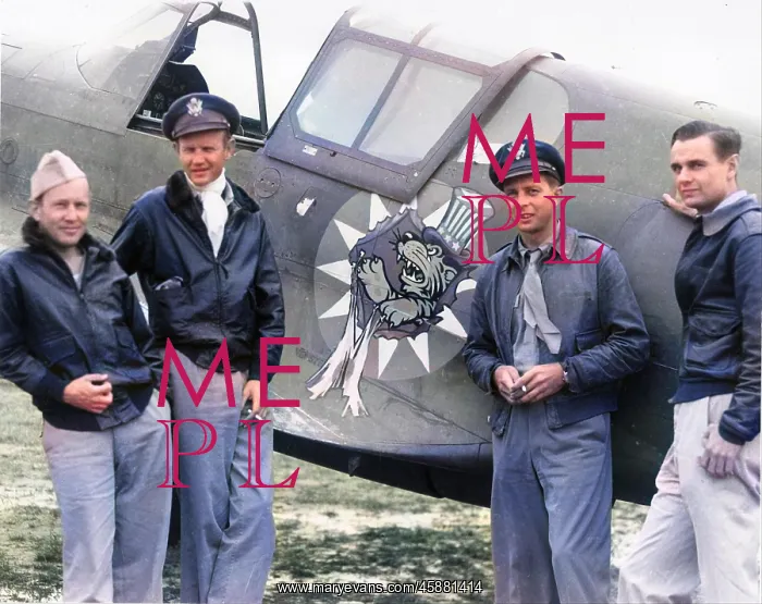 : AVG pilots, Alison, John R, Hill, David, Baumler, Alber? : AVG pilots, Alison, John R, Hill, David, Baumler, Alber?