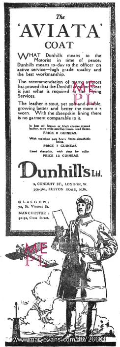: The 'Aviata' Aviation Coat From Dunhills : The 'Aviata' Aviation Coat From Dunhills