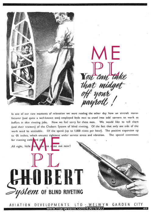 : Aviation Developments - Chobert Riveting System : Aviation Developments - Chobert Riveting System