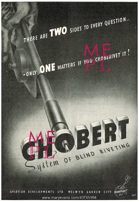 : Aviation Developments - Chobert Riveting System : Aviation Developments - Chobert Riveting System